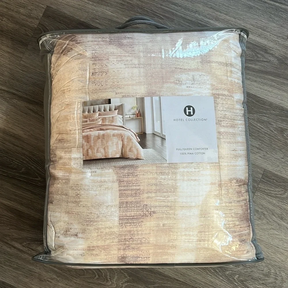 New Hotel Collection Manhattan Queen Comforter Pima Cotton $385